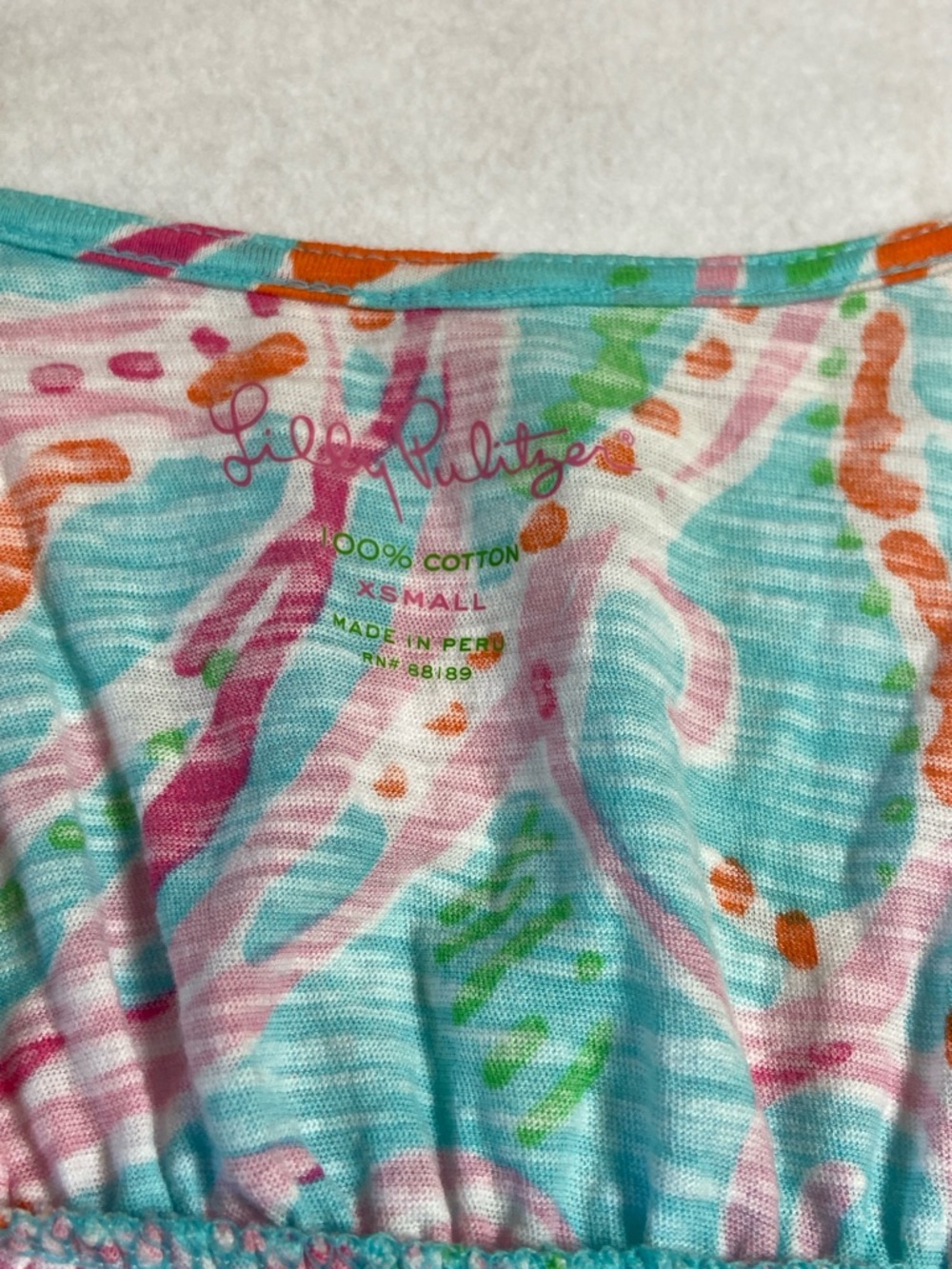 Lilly Pulitzer Jellies Be Jammin Mills Maxi Dress- XSmall- Grail Print Tropical - Picture 4 of 13